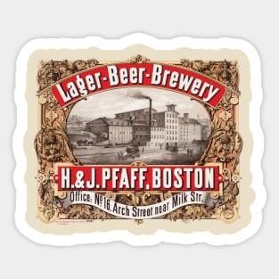 Pfaff Brewery Sticker
